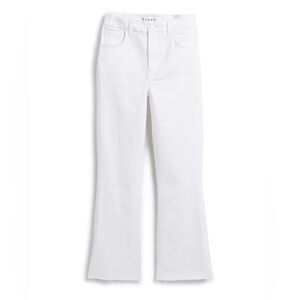 Frank & Eileen Killian Crop Flare Jean In White Denim